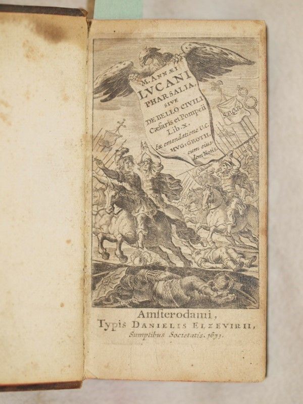 Pharsalia Sive De Bello Civili Caesaris Et Pompeii Lib. X