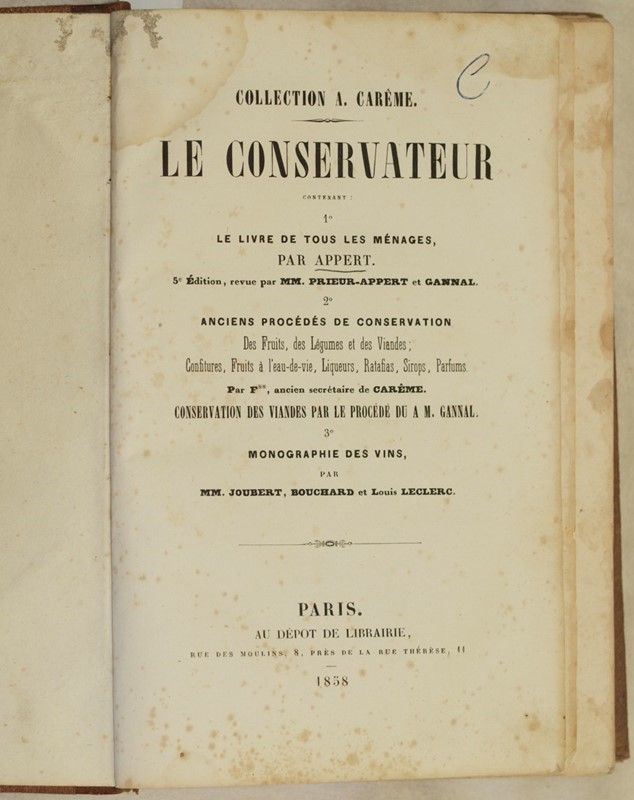 Le Conservateur
