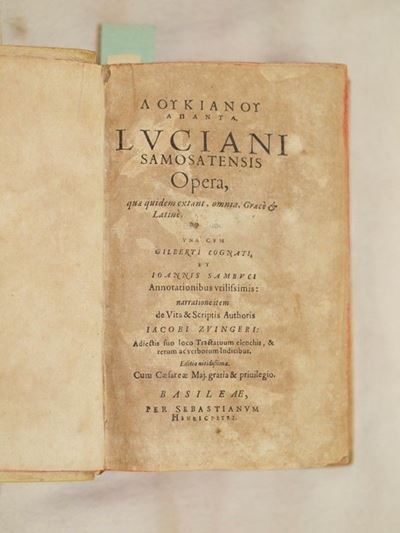 Luciani Samosatensis Opera