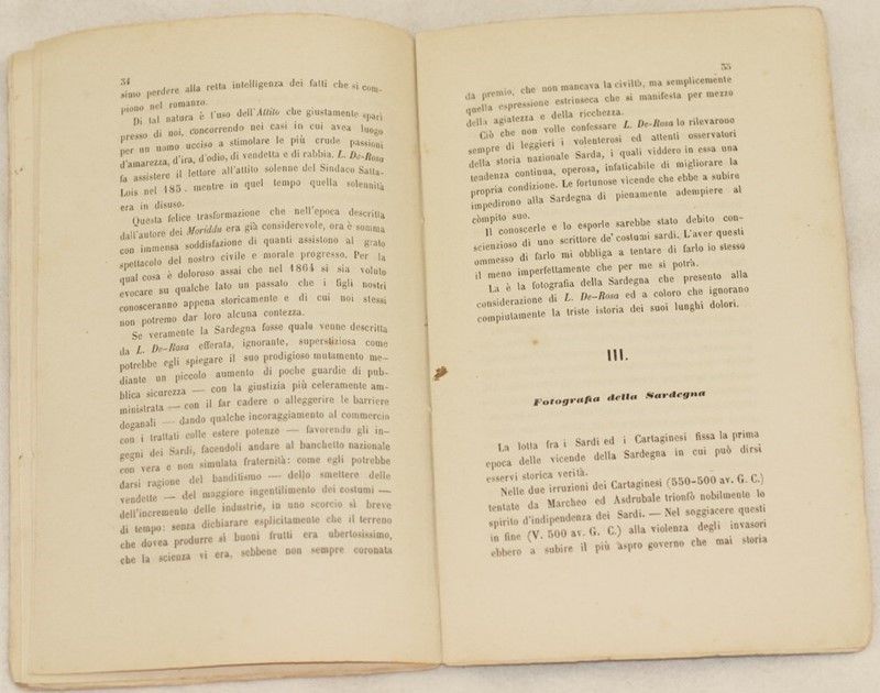 I Sardi Davanti al Tribunale di L. De Rosa Autore del Romanzo i Moriddu Scene della Vita Sarda