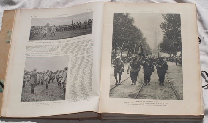 Raccolta delle Annate dal 1914 al 1918 della Rivista L’illustration