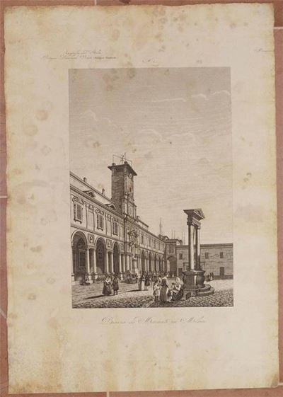 Piazza dei Mercanti in Milano