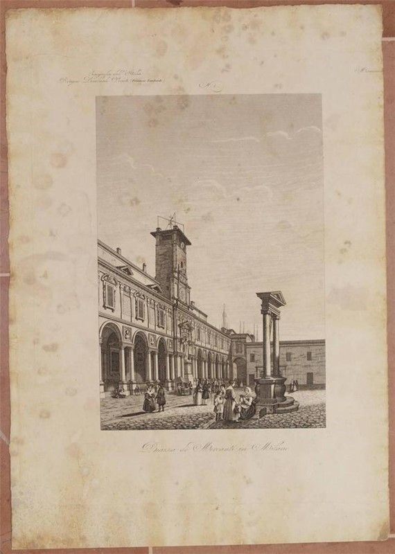 Piazza dei Mercanti in Milano