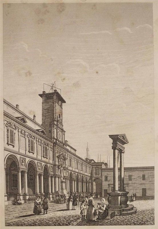 Piazza dei Mercanti in Milano