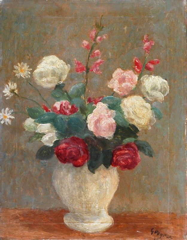 Guido Peyron - Vaso con Fiori