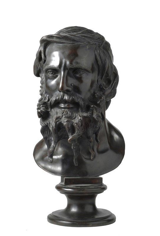 Vincenzo Gemito : Busto di filosofo  - Bronzo - Asta Autori del XIX e XX sec. - II - Galleria Pananti Casa d'Aste