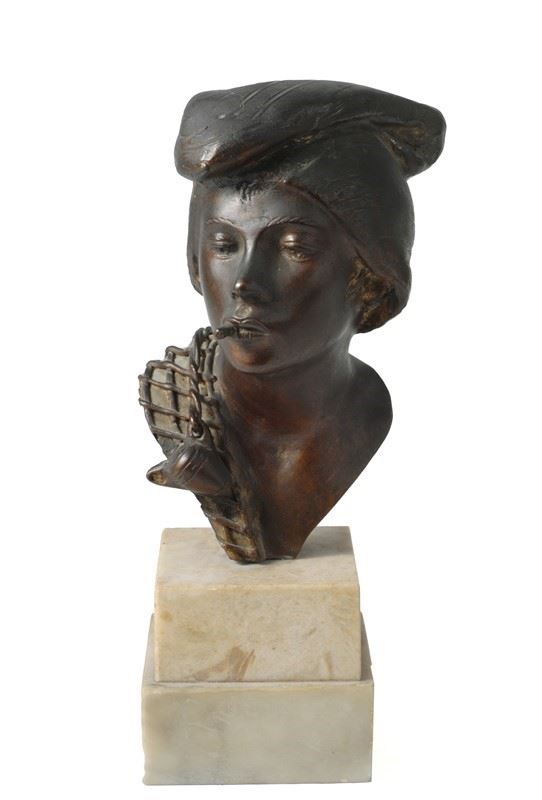 Achille D'Orsi : Scugnizzo  - Bronzo - Auction Autori del XIX e XX sec. - II - Galleria Pananti Casa d'Aste