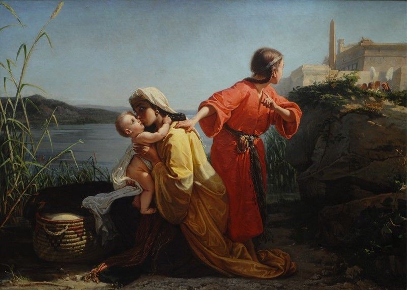 Giuseppe Mancinelli - Ritrovamento di Mosè