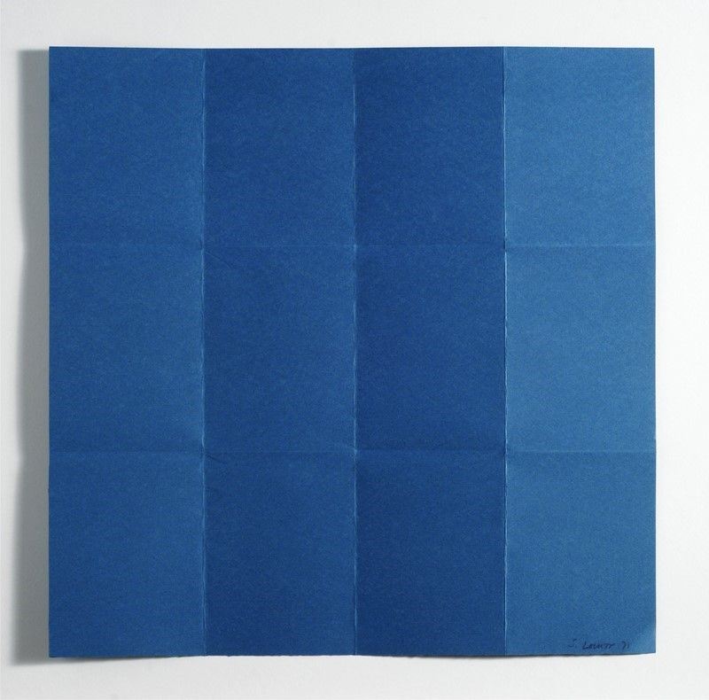Sol Lewitt - Senza Titolo (folded Paper)