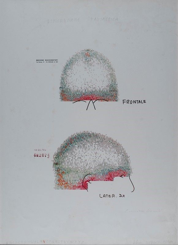 Eliseo Mattiacci : Senza titolo  (1978)  - Serigrafia e matita - Auction Arte moderna e contemporanea - III - Galleria Pananti Casa d'Aste