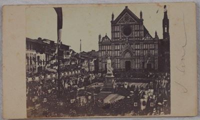 Firenze – Inaugurazione del Monumento a Dante