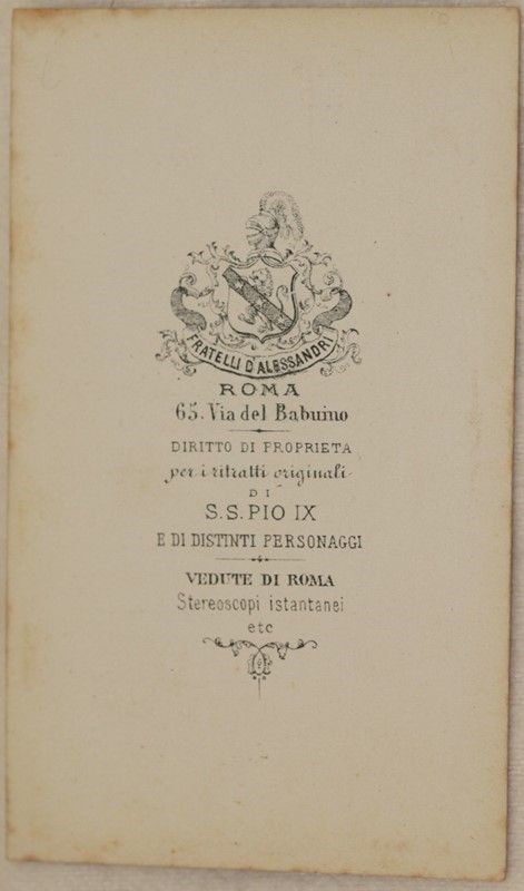 Fratelli D’alessandri Via del Babuino, Roma