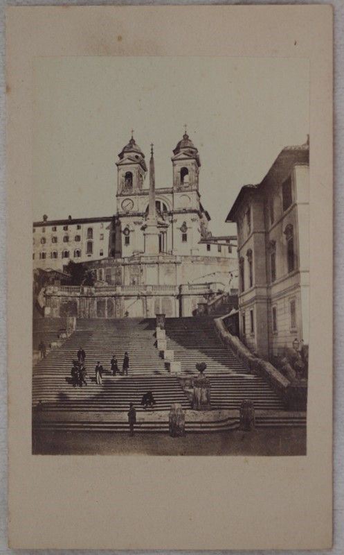 Anonimo, XIX Sec. - Roma - Scalinata di Trinità dei Monti