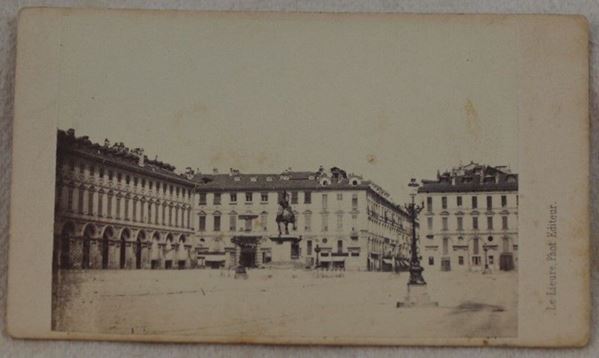 Anonimo, XIX sec. - Torino – Piazza San Carlo