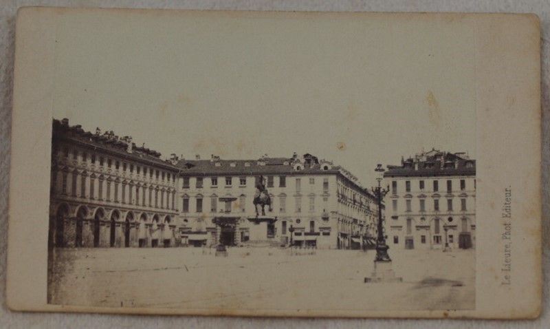 Anonimo, XIX Sec. - Torino – Piazza San Carlo