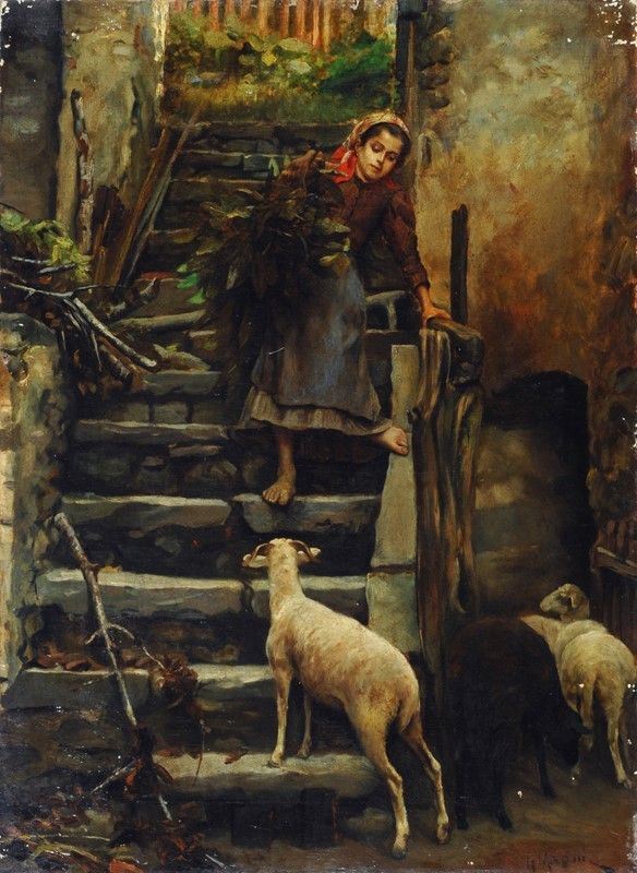 Giuseppe Magni - Pastorella Nell'ovile
