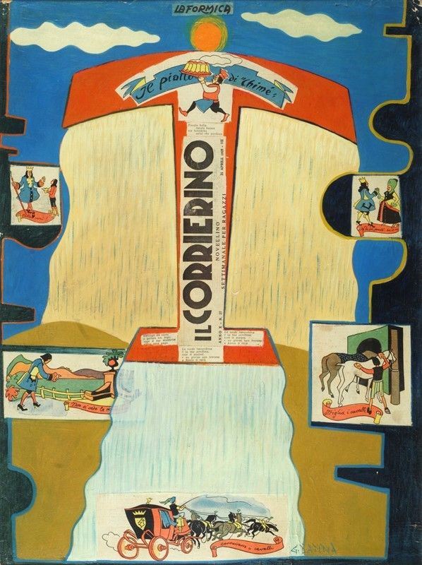 Giulio D'Anna - Mezzi di locomozione cavallo - carrozza - aereo