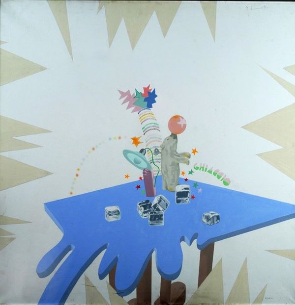 Luca Alinari : Ghiaccio  - Olio su tela - Auction Arte moderna e contemporanea - III - Galleria Pananti Casa d'Aste