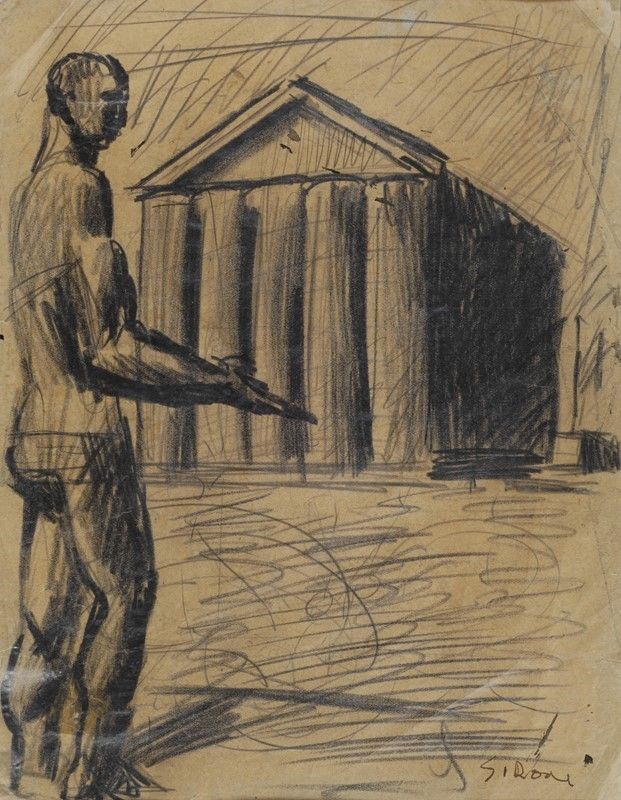 Mario Sironi - Uomo e Tempio