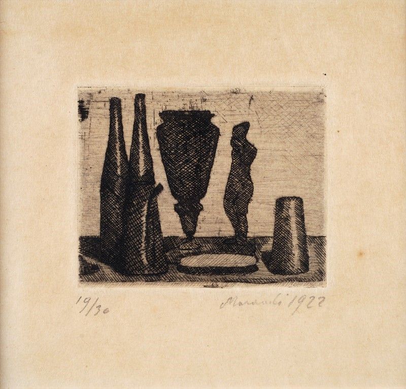 Giorgio Morandi - Natura Morta con la Statuina