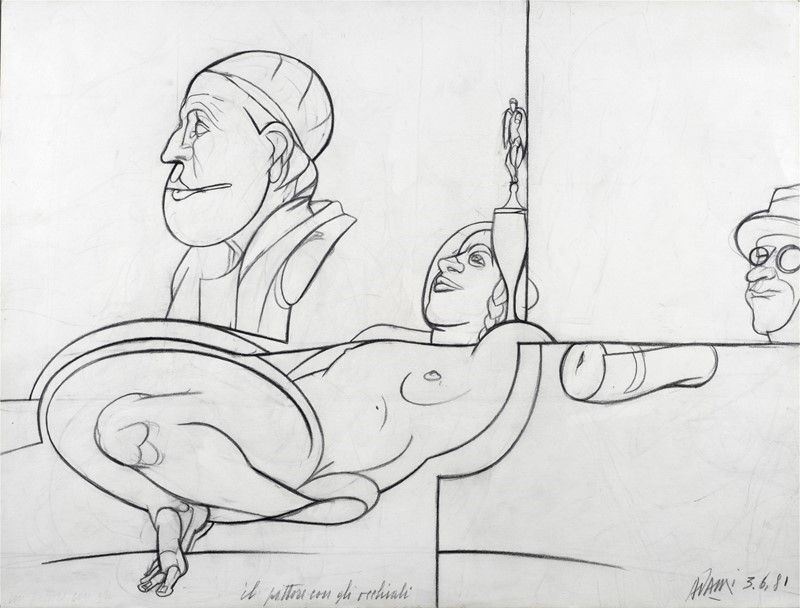 Valerio Adami - Il Pittore con gli Occhiali