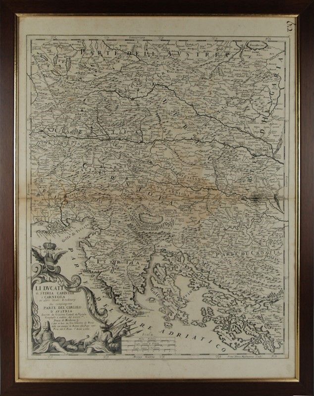 Lotto Composto da Sei Carte Geografiche