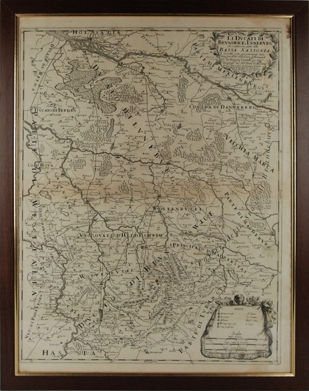 Lotto Composto da Sei Carte Geografiche