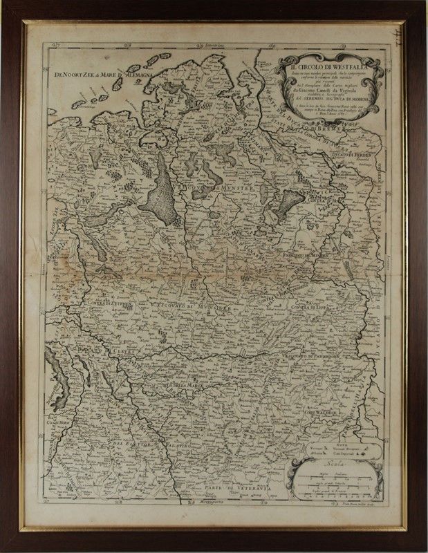 Lotto Composto da Sei Carte Geografiche