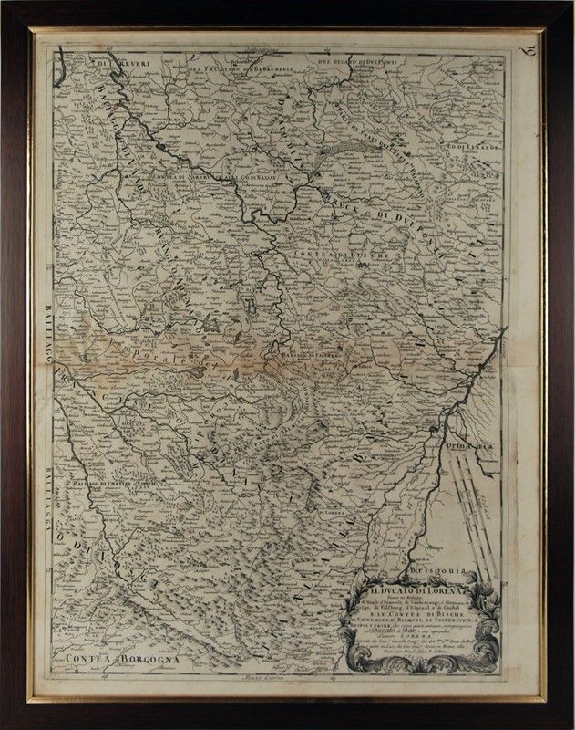 Lotto Composto da Sei Carte Geografiche