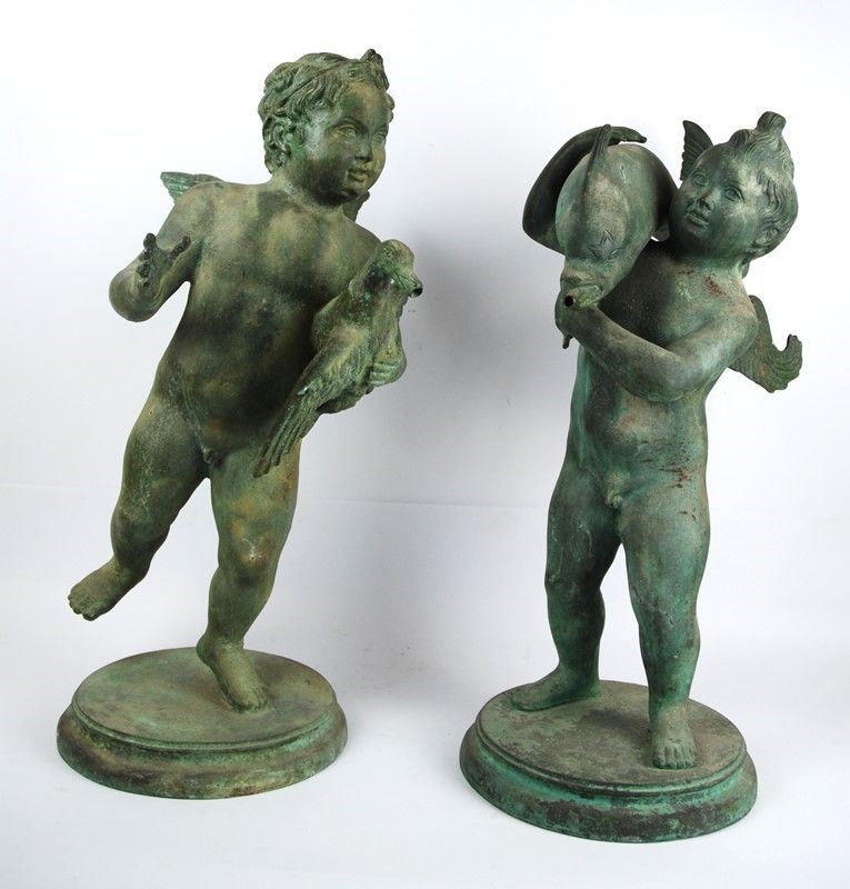 Anonimo, XIX - XX Sec. - Coppia di Putti