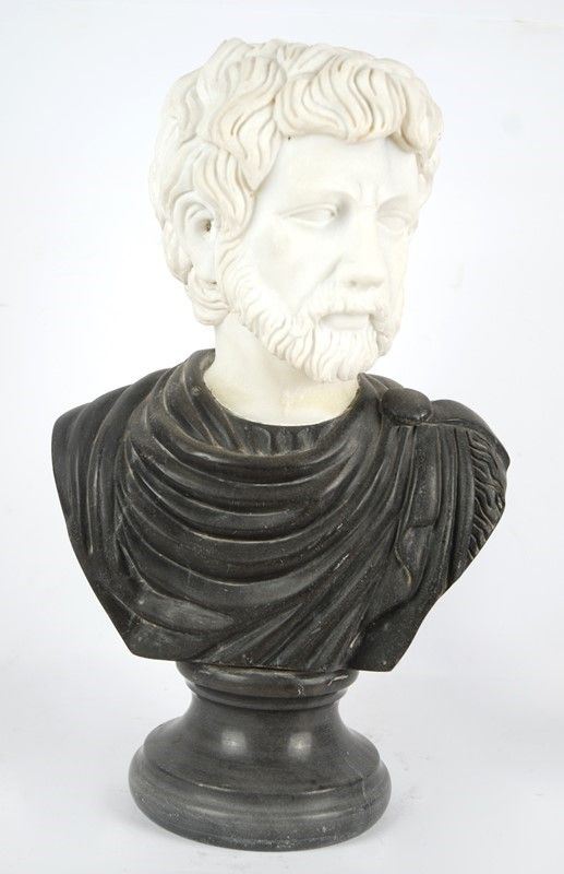 Anonimo, XIX - XX sec. : Busto di Antonio Pio  - Asta House sale - da un'importante collezione napoletana - Galleria Pananti Casa d'Aste