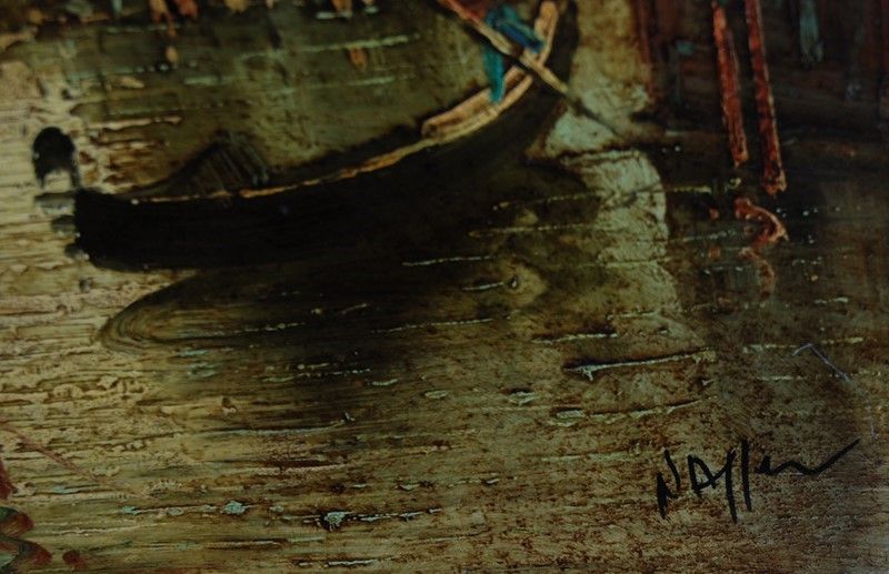 Anonimo, XX Sec. - Coppia di Vedute Veneziane