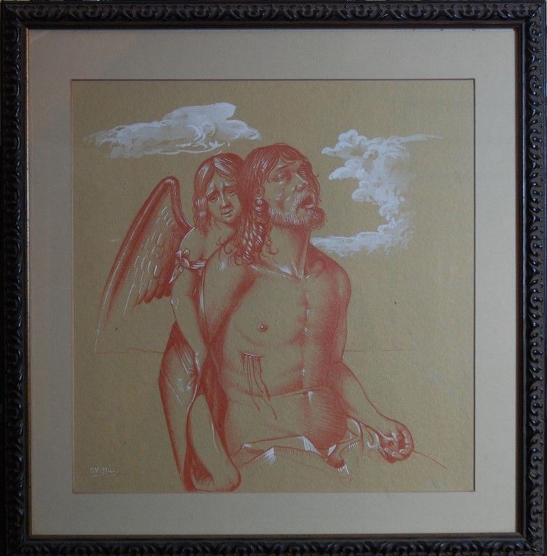 Anonimo, XX Sec. - Cristo in Pietà (da Antonello da Messina)