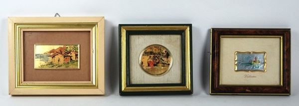 Tre piccole serigrafie  - Auction FURNISHINGS AND OBJECTS - Galleria Pananti Casa d'Aste