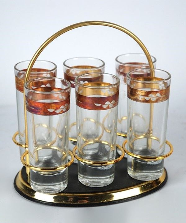 Set di sei bicchieri  - Auction House sale - da un'importante collezione napoletana - Galleria Pananti Casa d'Aste