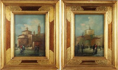 Coppia di Dipinti