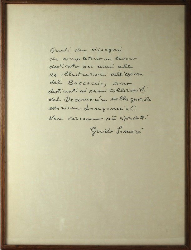Somarè Guido - Coppia di Disegni