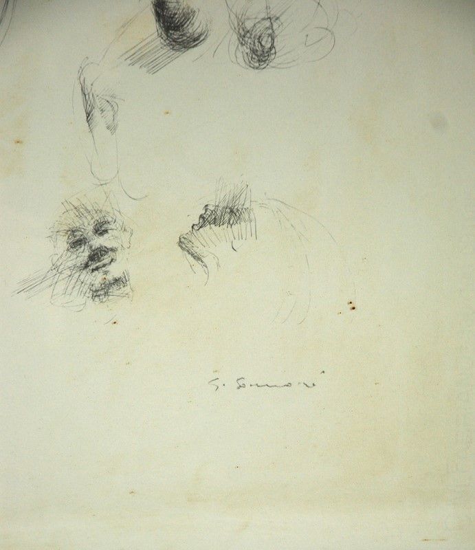 Somarè Guido - Coppia di Disegni