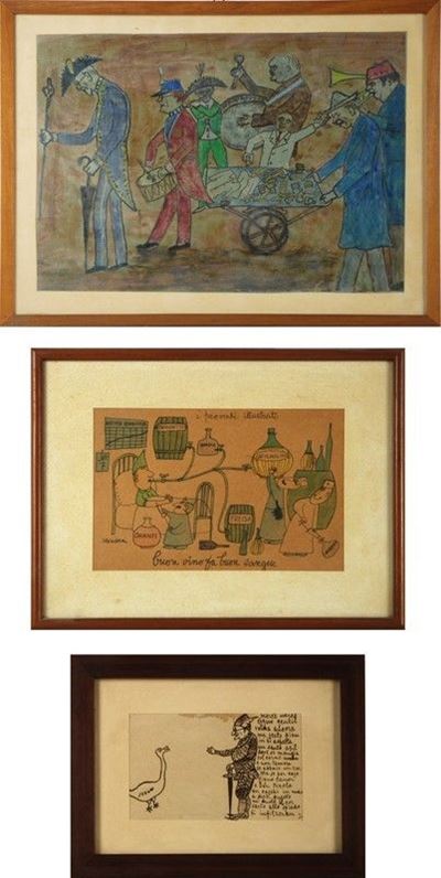 Lotto Composto da Tre Opere