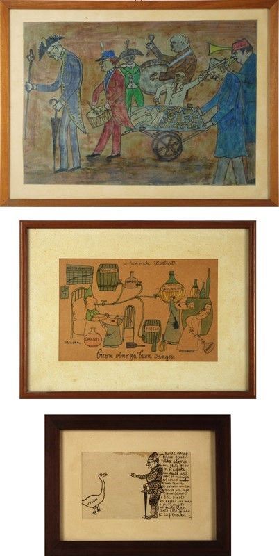 Lotto Composto da Tre Opere