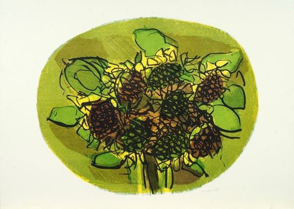 Ennio Morlotti : Natura morta  - Litografia - Asta ARTE MODERNA - Galleria Pananti Casa d'Aste