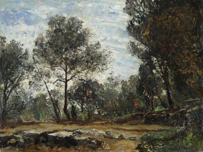 Attilio Pratella - Paesaggio Boschivo