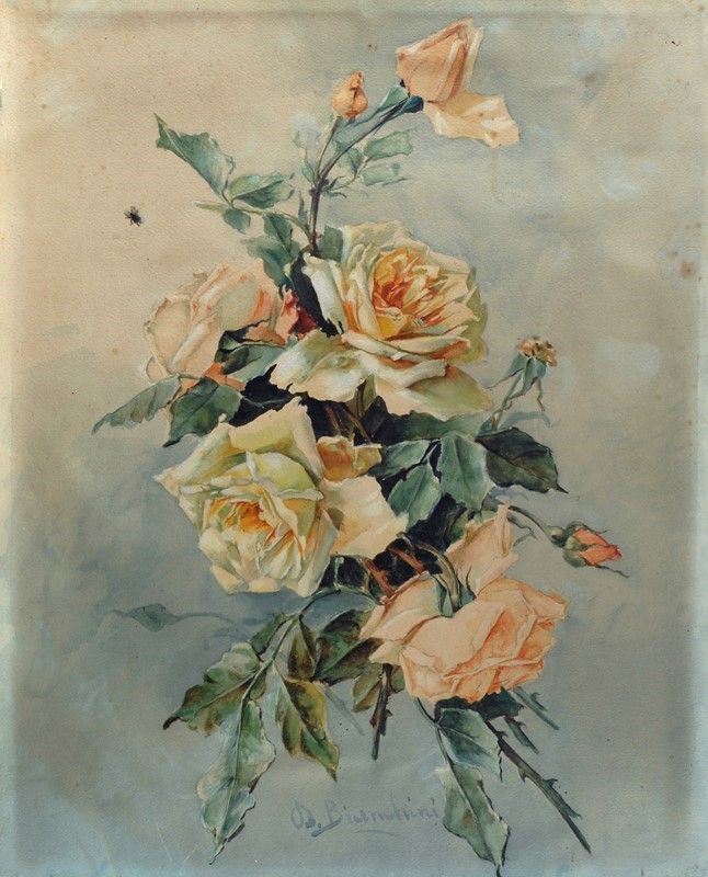 Anonimo, XIX - XX Sec. - Rose