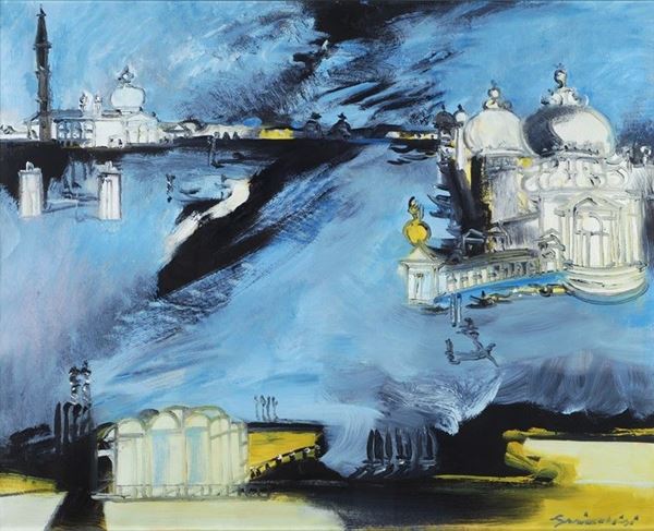 Remo Brindisi - Veduta di Venezia