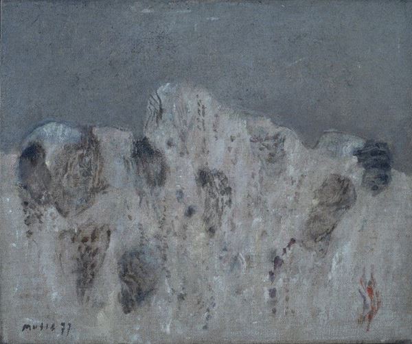 Zoran Music : Paesaggio sassoso  (1977)  - Olio su tela - Auction STORART - ARTE MODERNA E CONTEMPORANEA - IV - Galleria Pananti Casa d'Aste