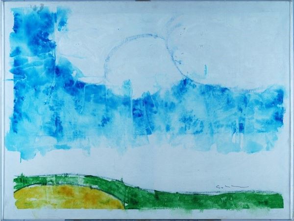 Mario Schifano : Senza titolo  (1979-80)  - Smalti su tela - Auction Arte moderna e contemporanea - III - Galleria Pananti Casa d'Aste