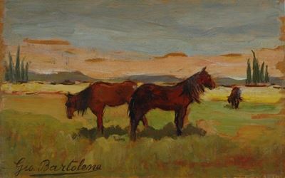 Paesaggio con Cavalli