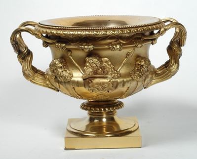 Vaso in Argento Dorato