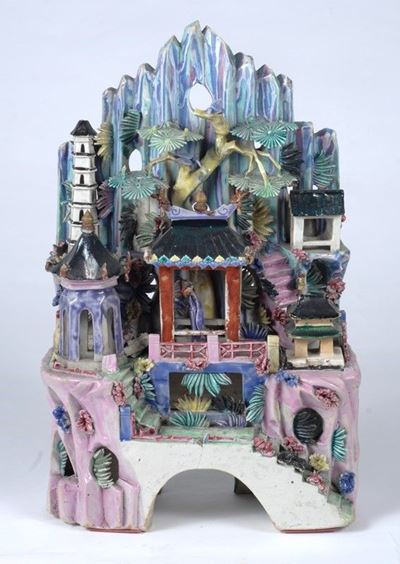 Modello di Tempio con Figura