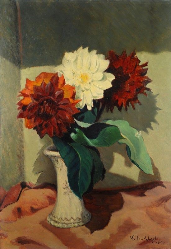 Valentino Ghiglia - Fiori nel vaso
